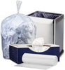 12-16 Gallon Trash Bags │ 8 Microns │ Clear High Density Liners │ 24