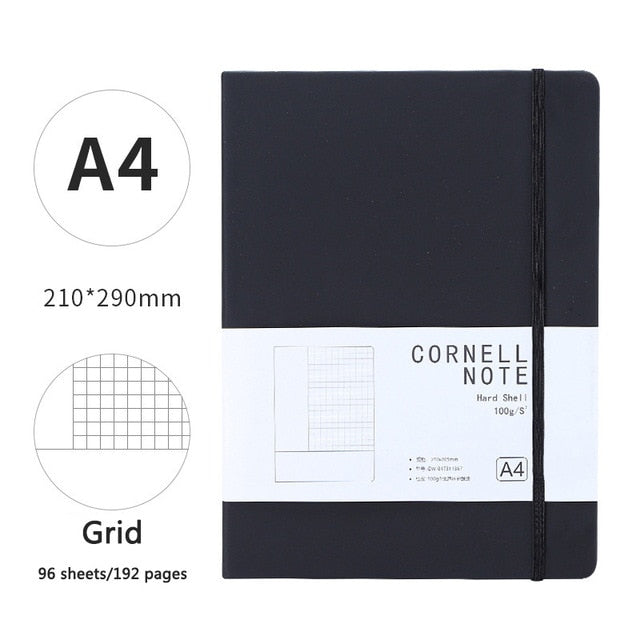 A5 soft leather simple college student bandage book