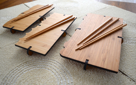 Bamboo Sushi Serving Sets