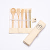 Portable Bamboo STRW Cutlery Set