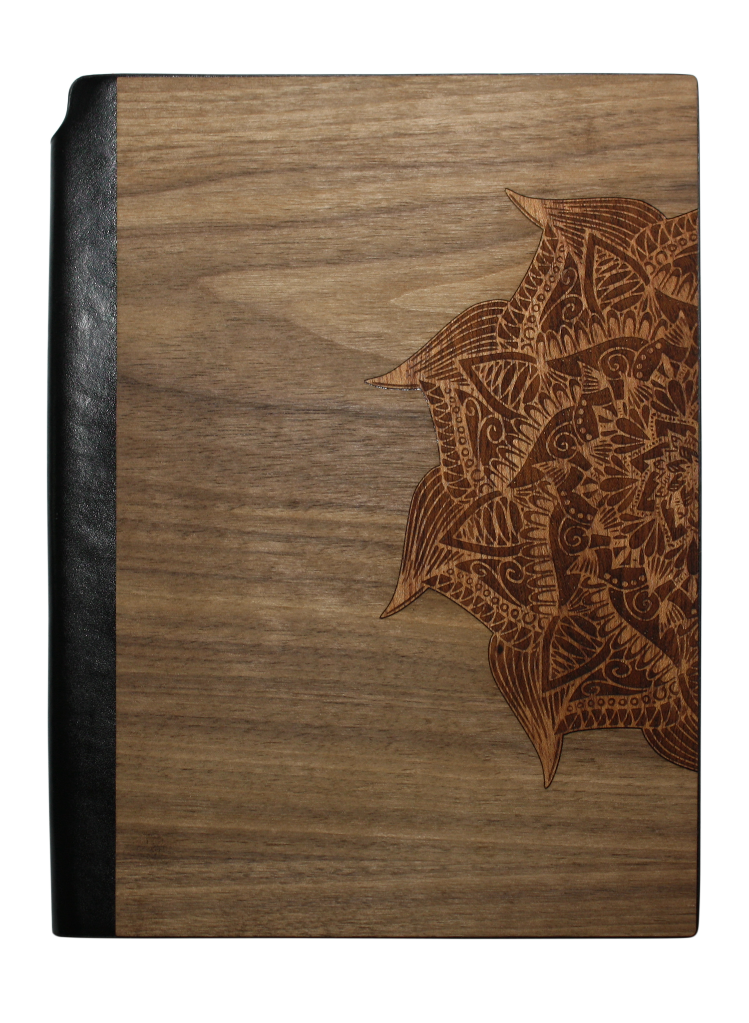 Wooden Journal / Planner | Yoga Mandala Inlay